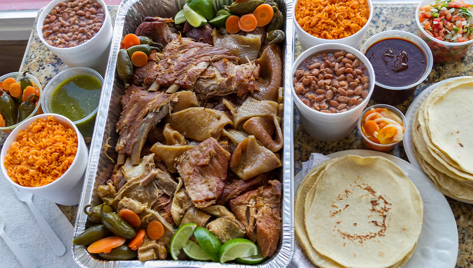 Carnitas El Rey 1lb Combo